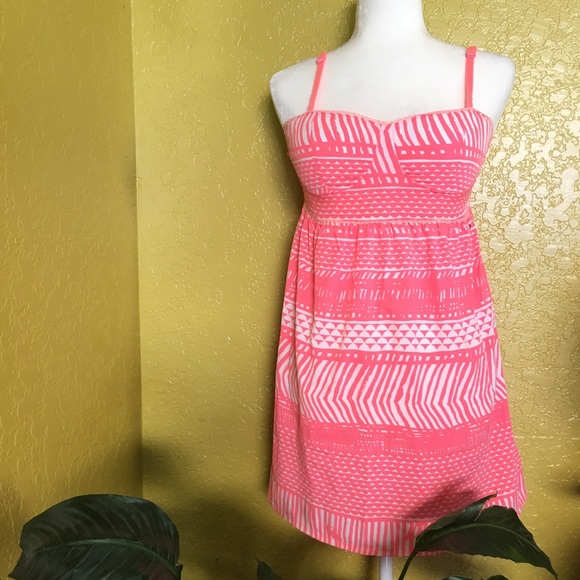 Roxy Dresses & Skirts - Women’s ROXY Pink And White Print Dress Size M